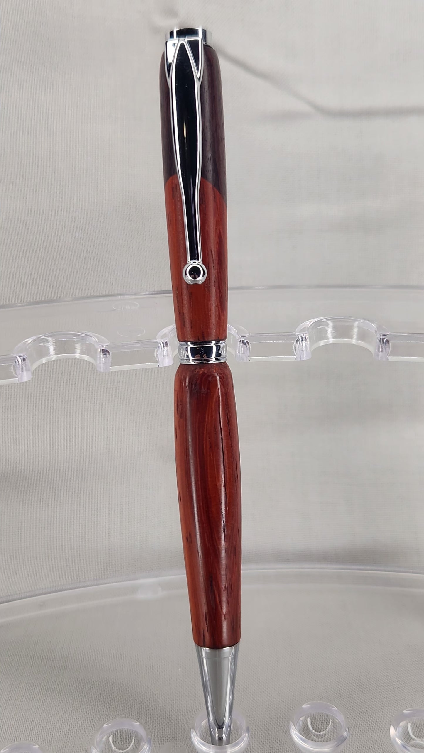 #11 Padauk Grain with Chrome Finish