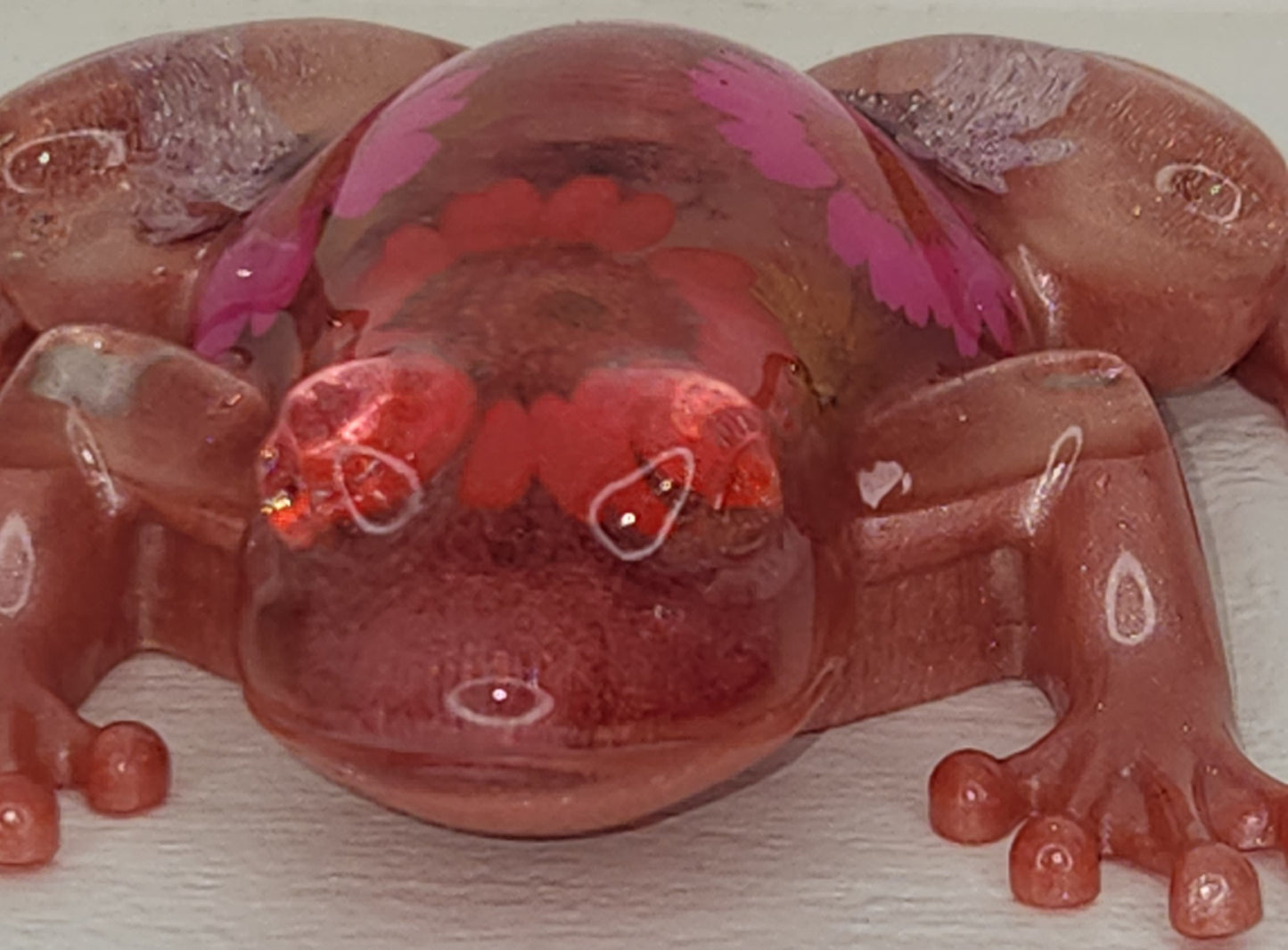 Pink Flower Frog