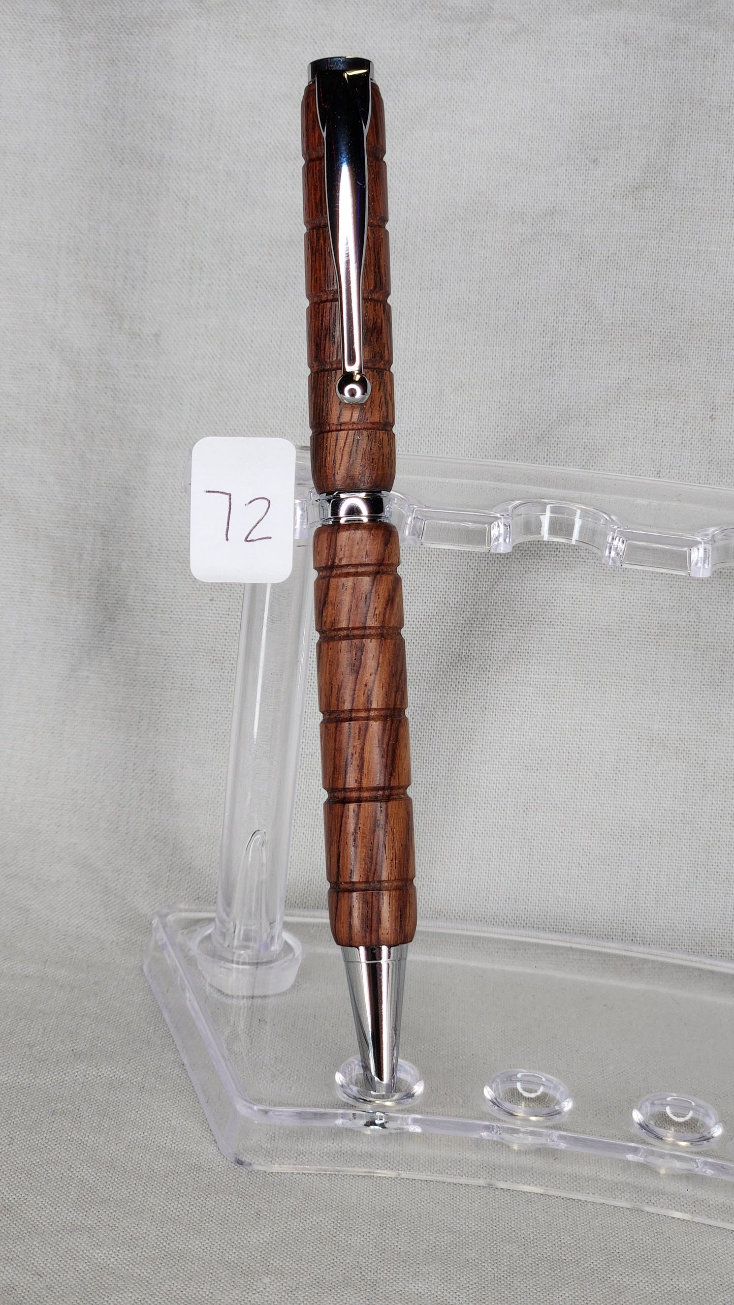 #72 Indian Rosewood Grain with Chrome Finish