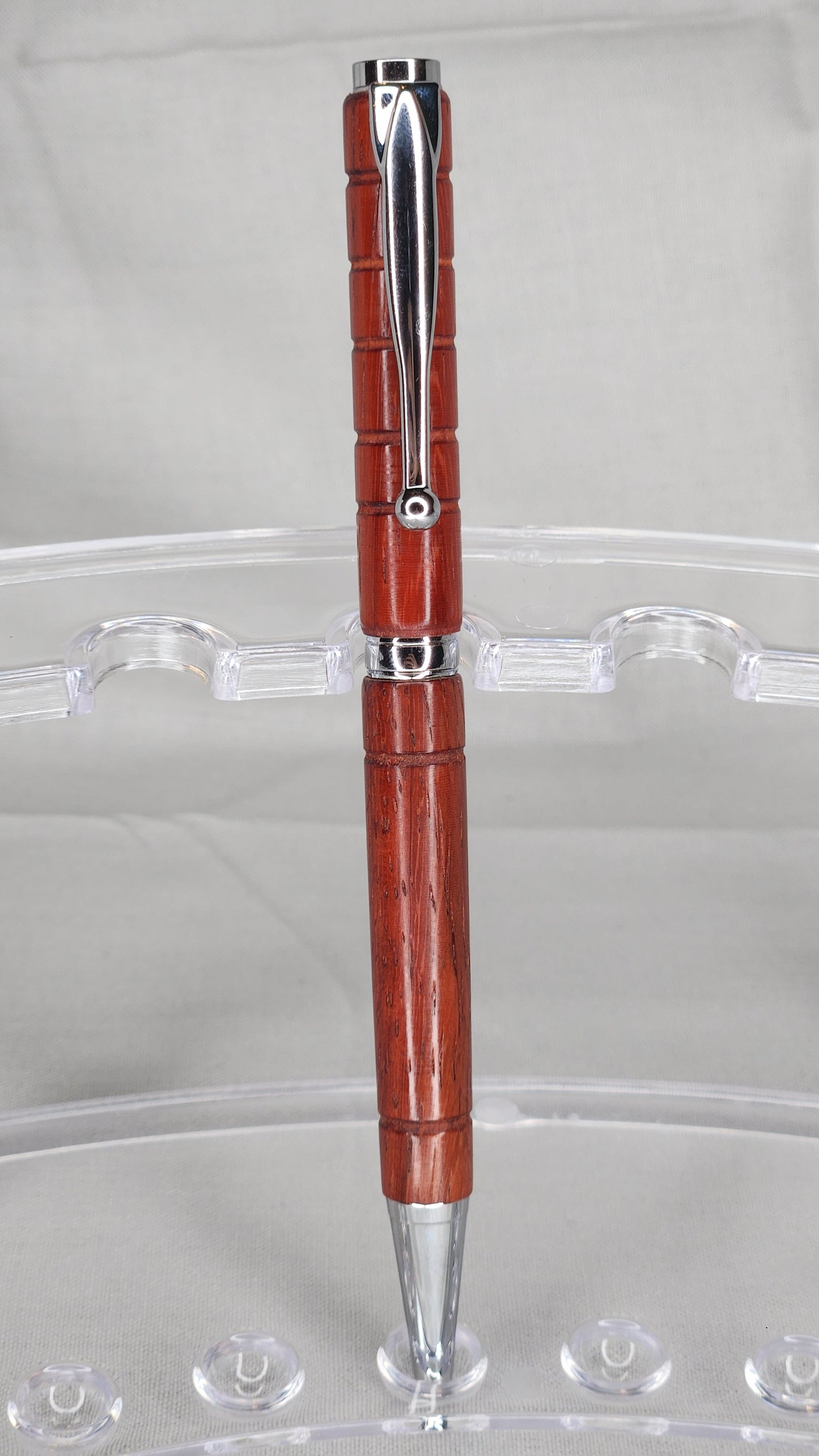 #21 Padauk Grain with Chrome Finish