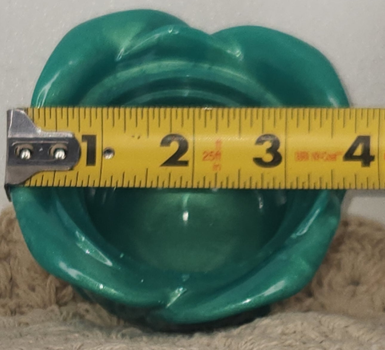 Blue and Green Rose Jar