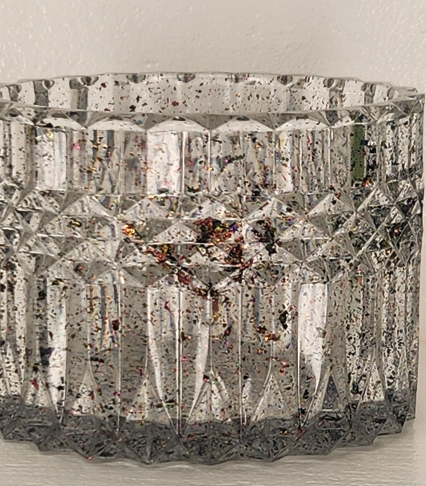 Clear Chameleon Glitter Bowl
