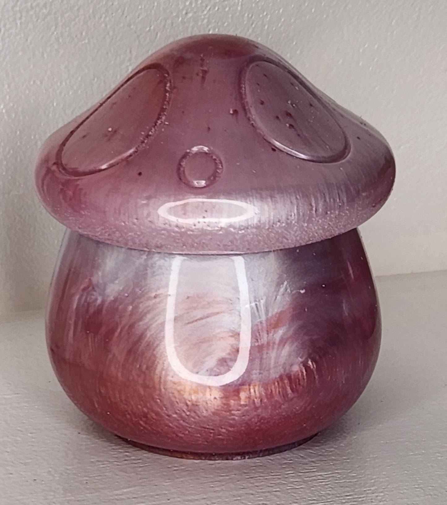 Rose Gold Mushroom Jar
