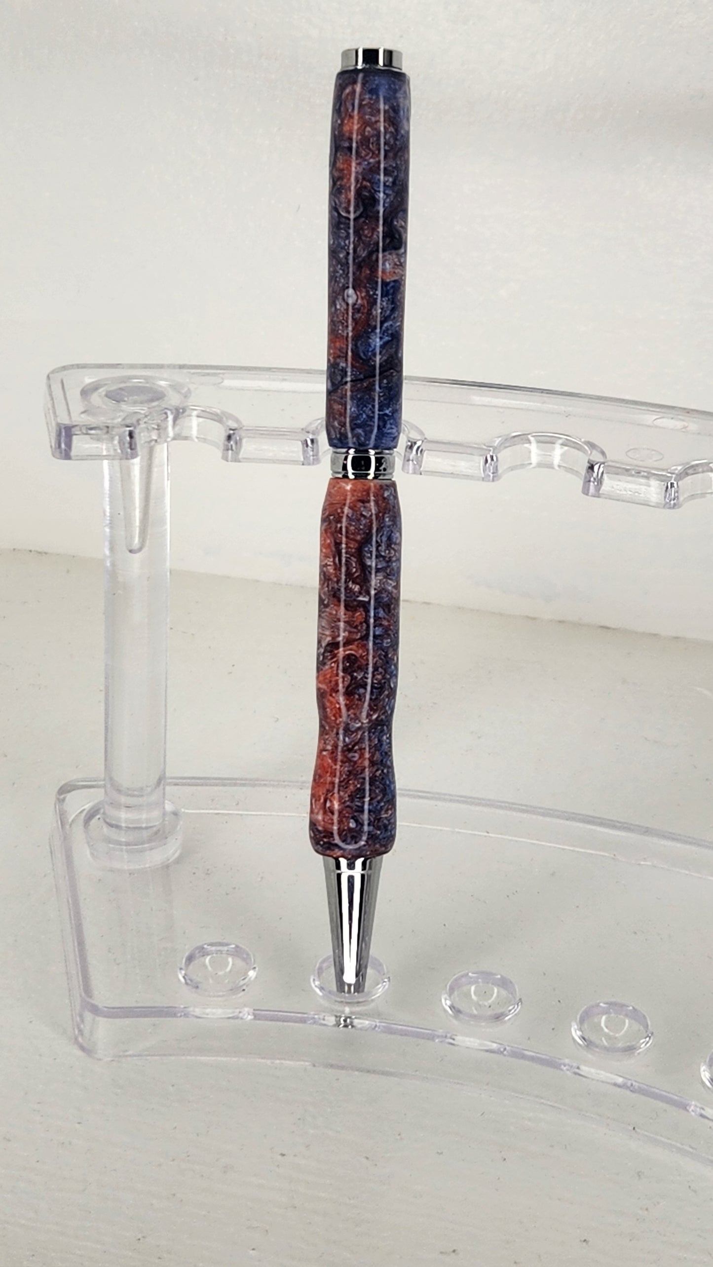 Red, White and Blue Resin Pen