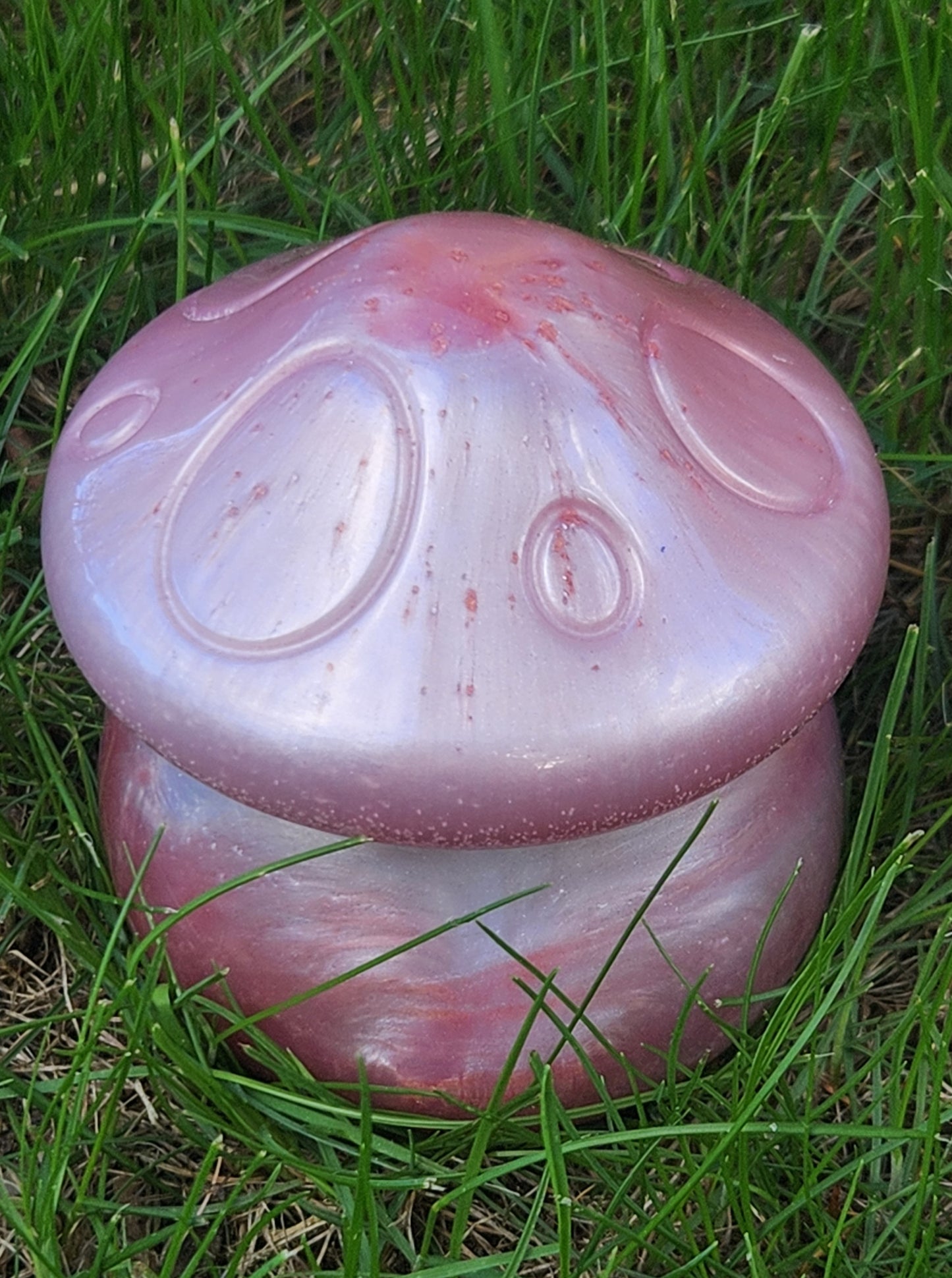Rose Gold Mushroom Jar