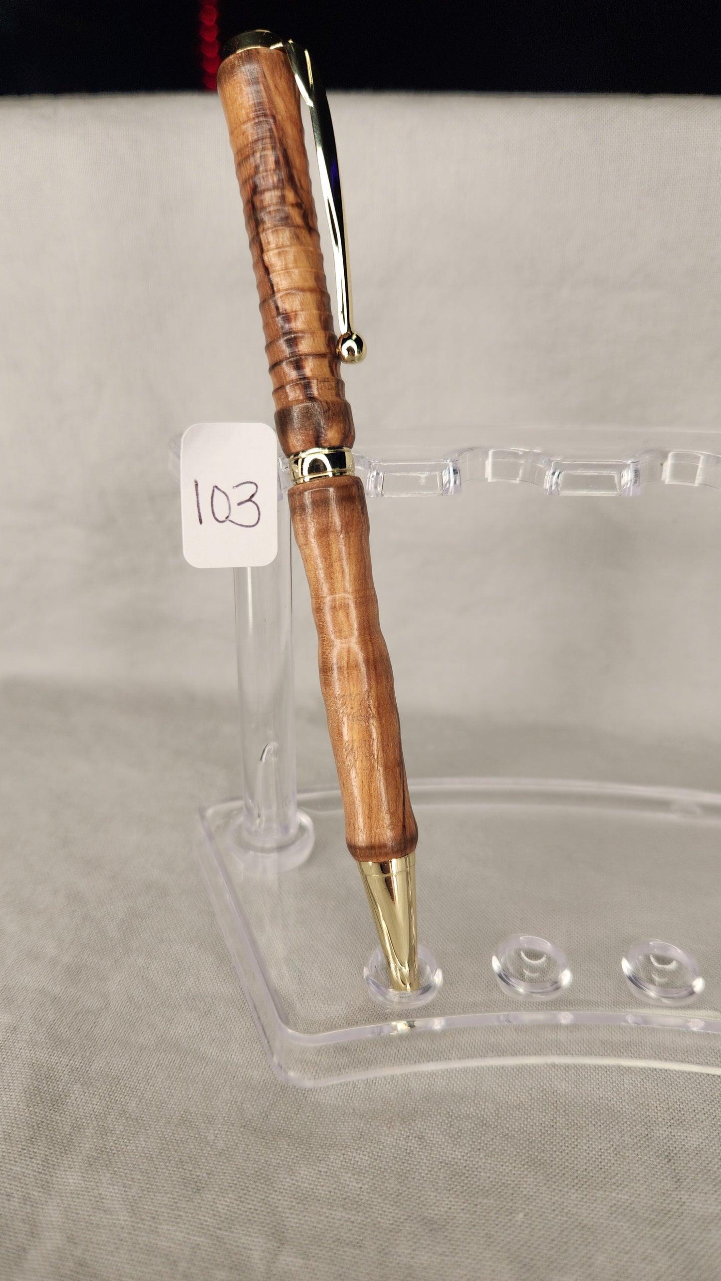 Bethlehem Olivewood with Gold Finish