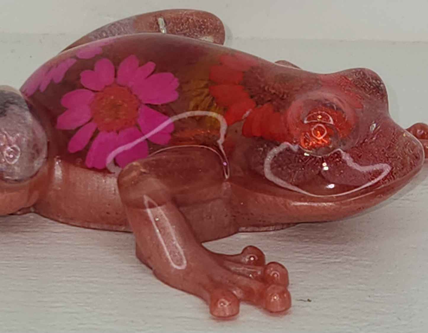 Pink Flower Frog