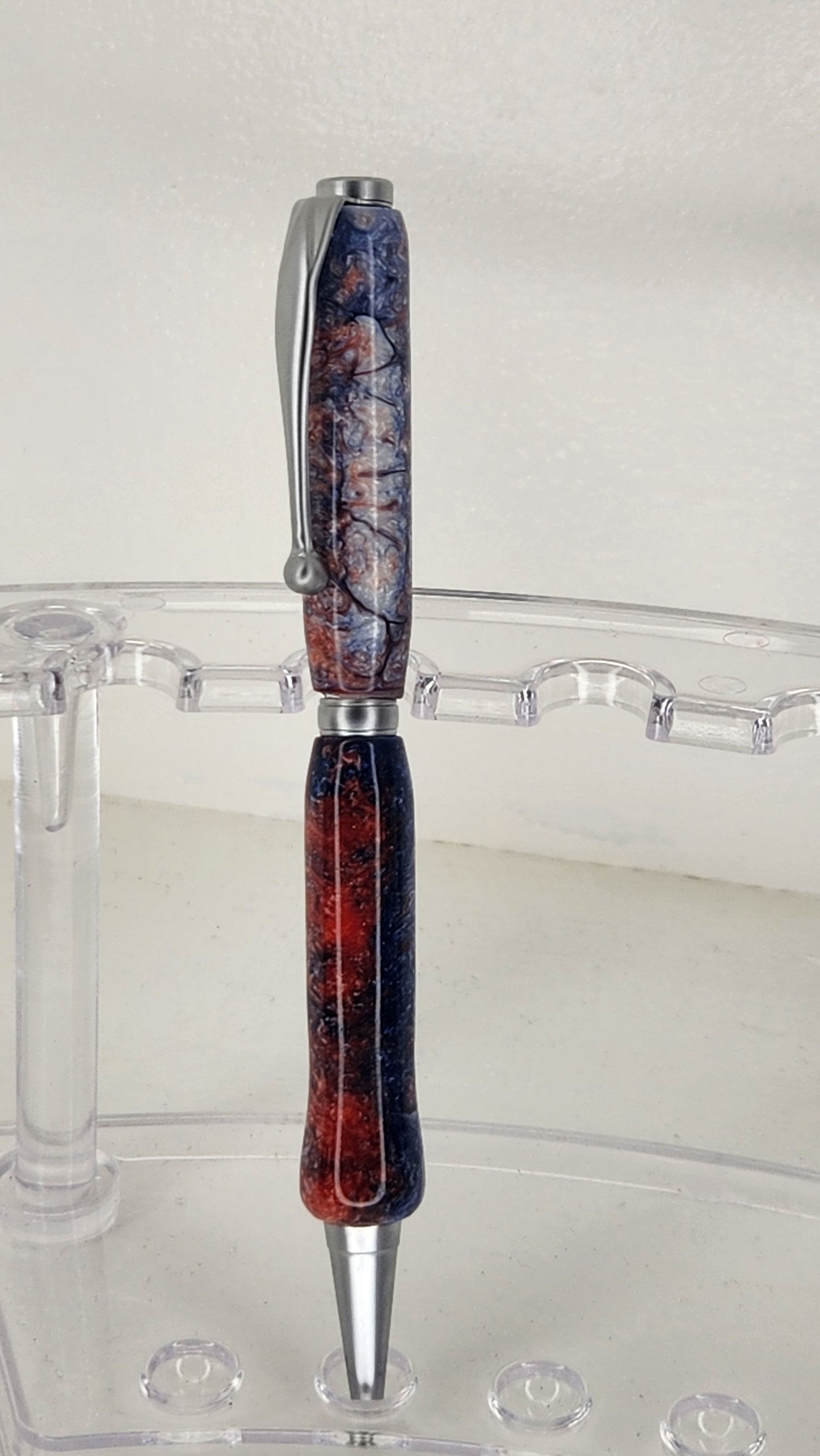 Red, White and Blue Resin Pen