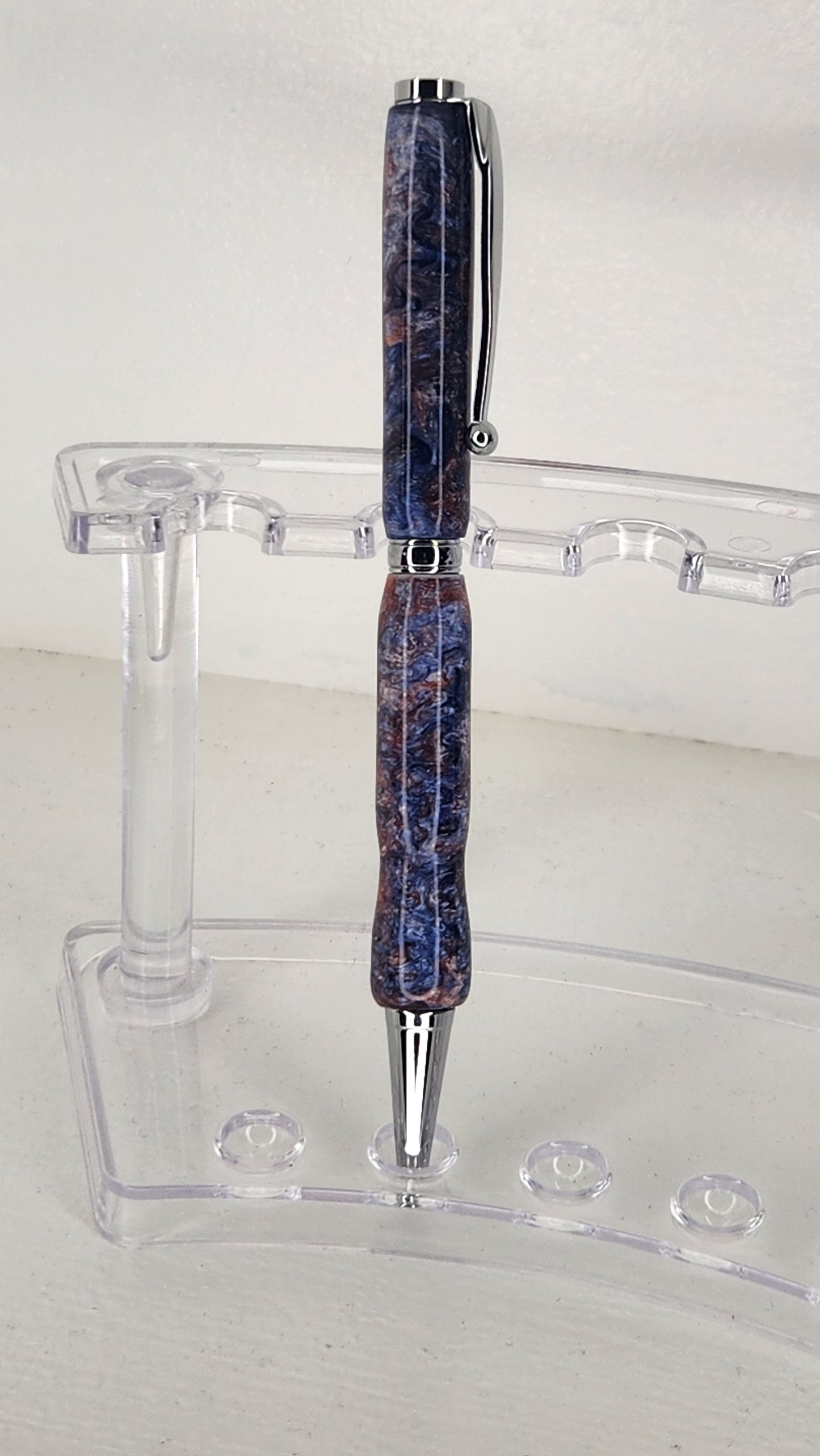 Red, White and Blue Resin Pen