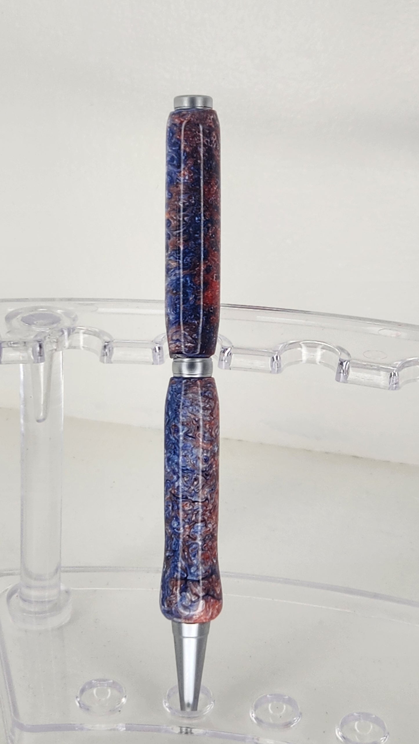 Red, White and Blue Resin Pen