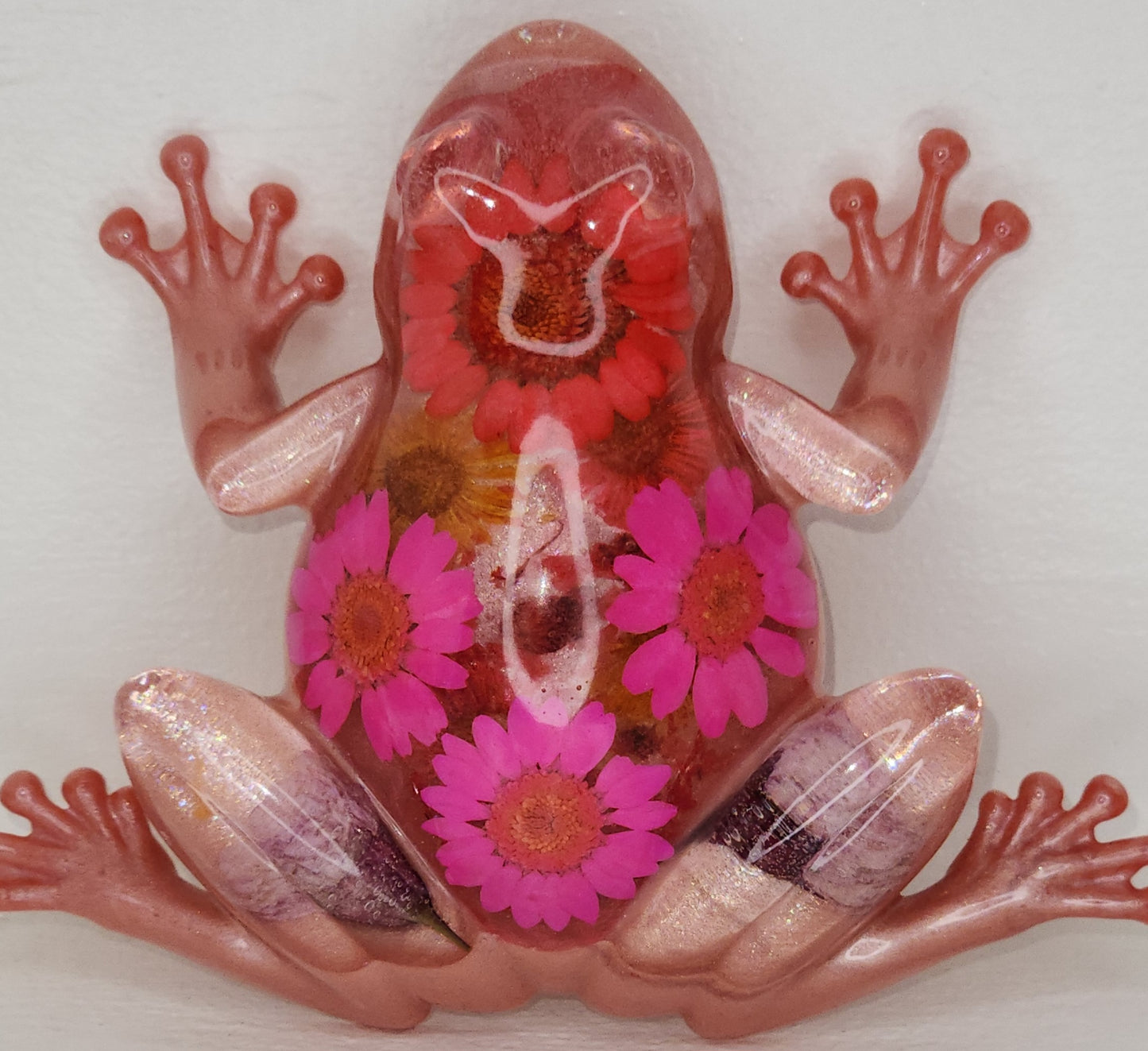 Pink Flower Frog