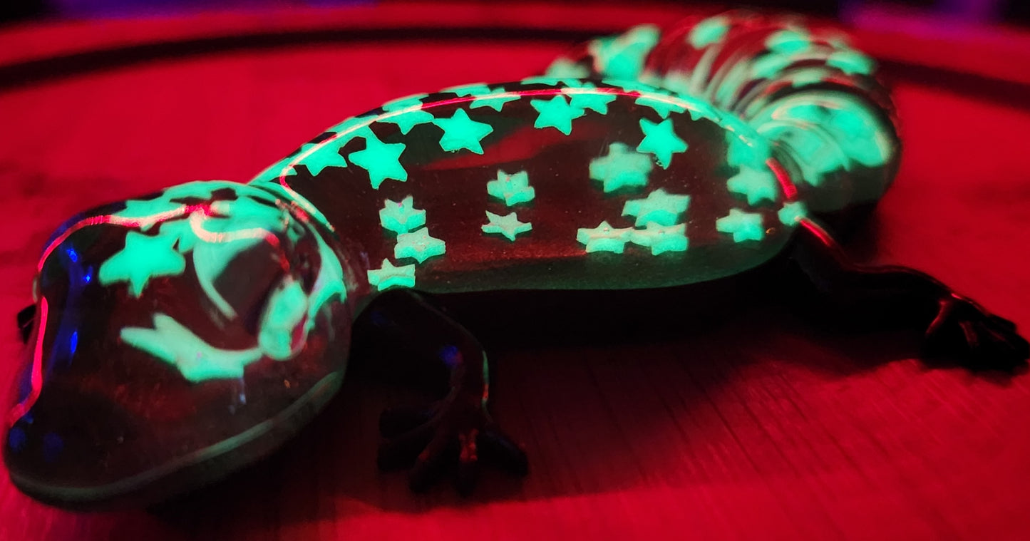 Glow Star Gecko Figurine