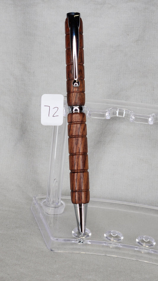 #72 Indian Rosewood Grain with Chrome Finish