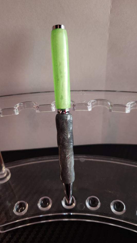 Green NOT Legally called Lightsaber Pen with Chrome Hardware