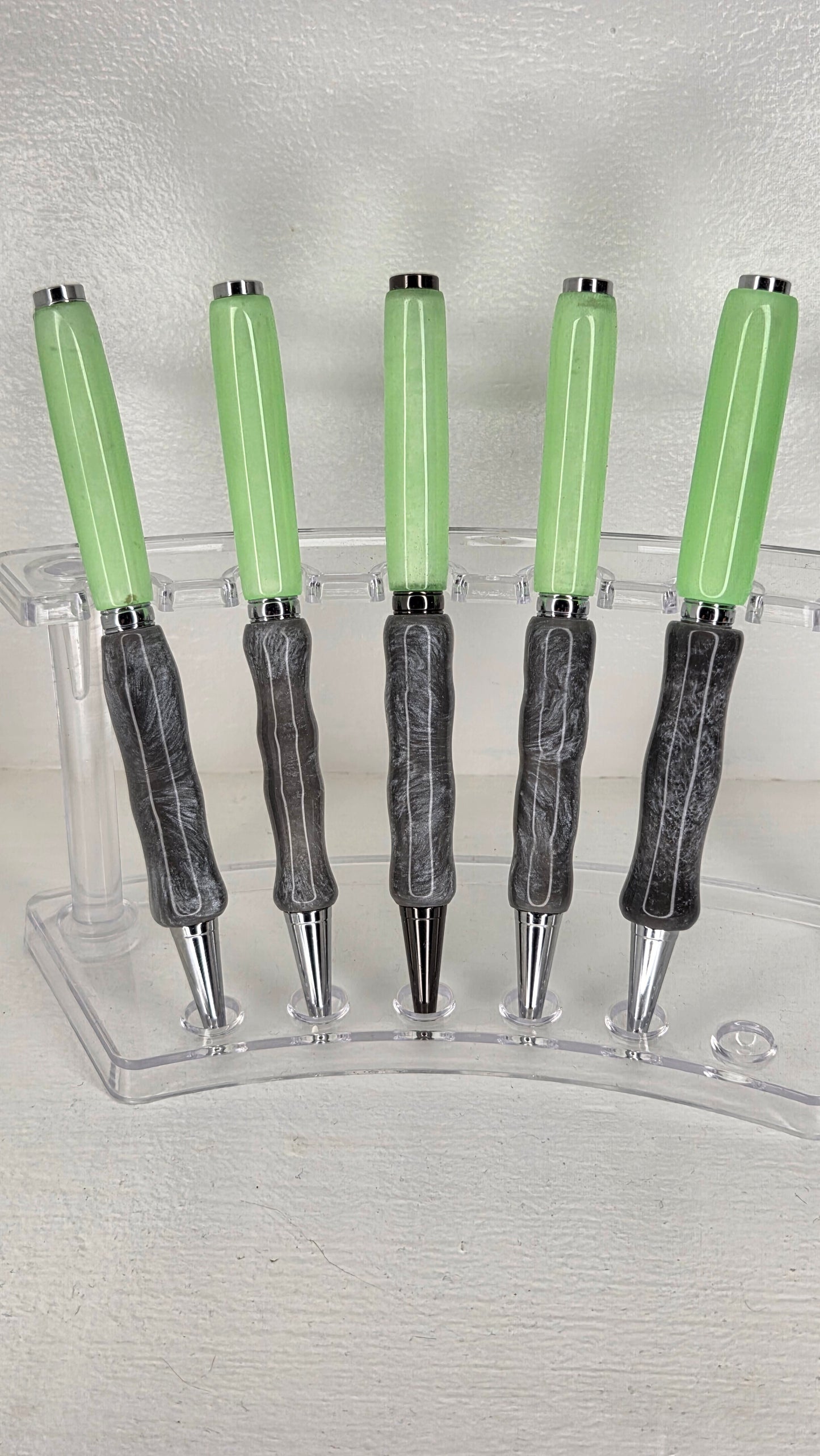 Green NOT Legally called Lightsaber Pen with Chrome Hardware