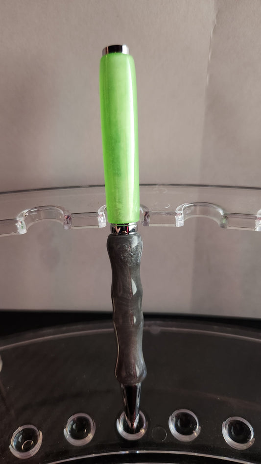 Green NOT Legally called Lightsaber Pen with Chrome Hardware