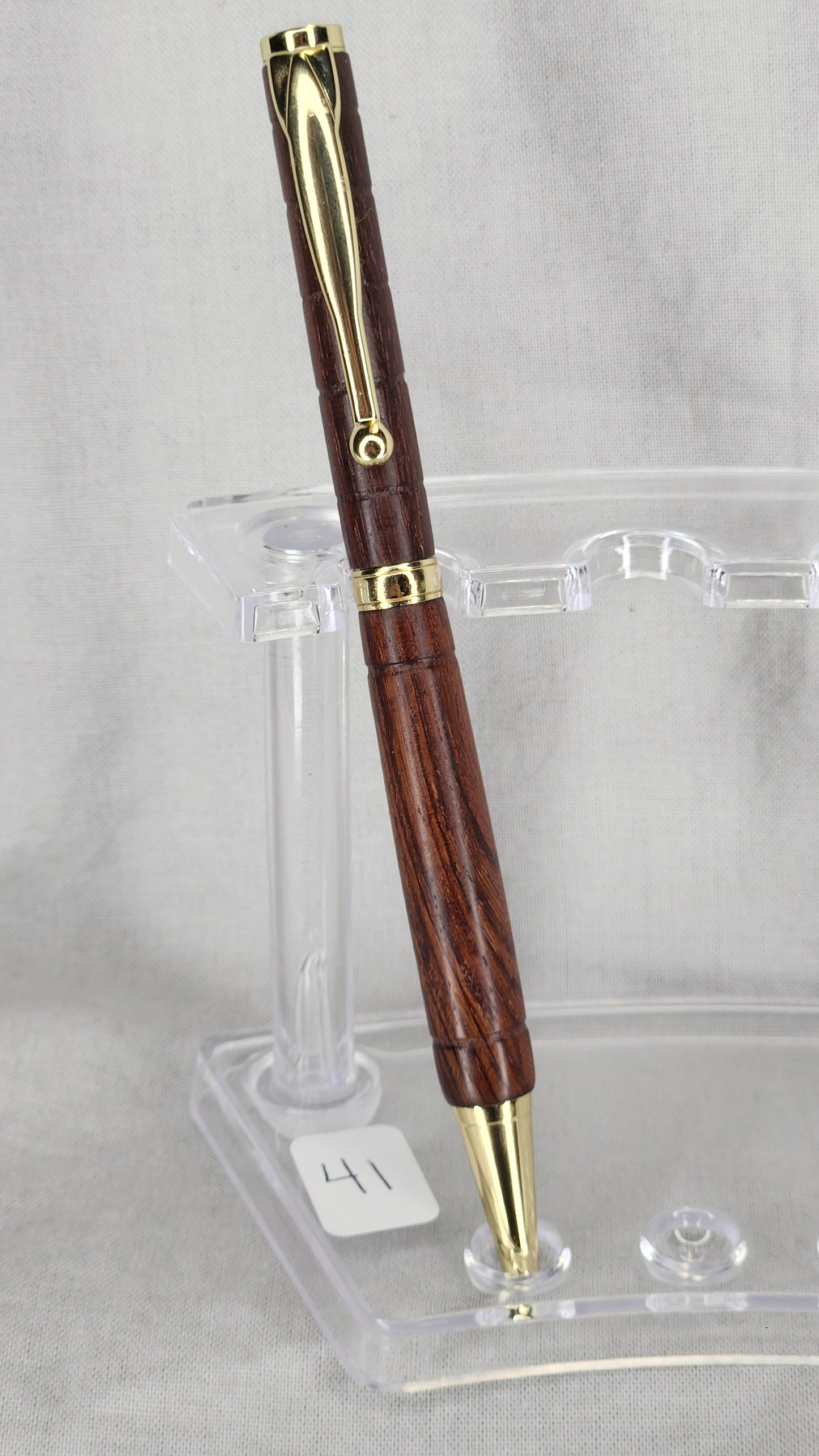 #41 Indian Rosewood Grain with Economy Gold Finish
