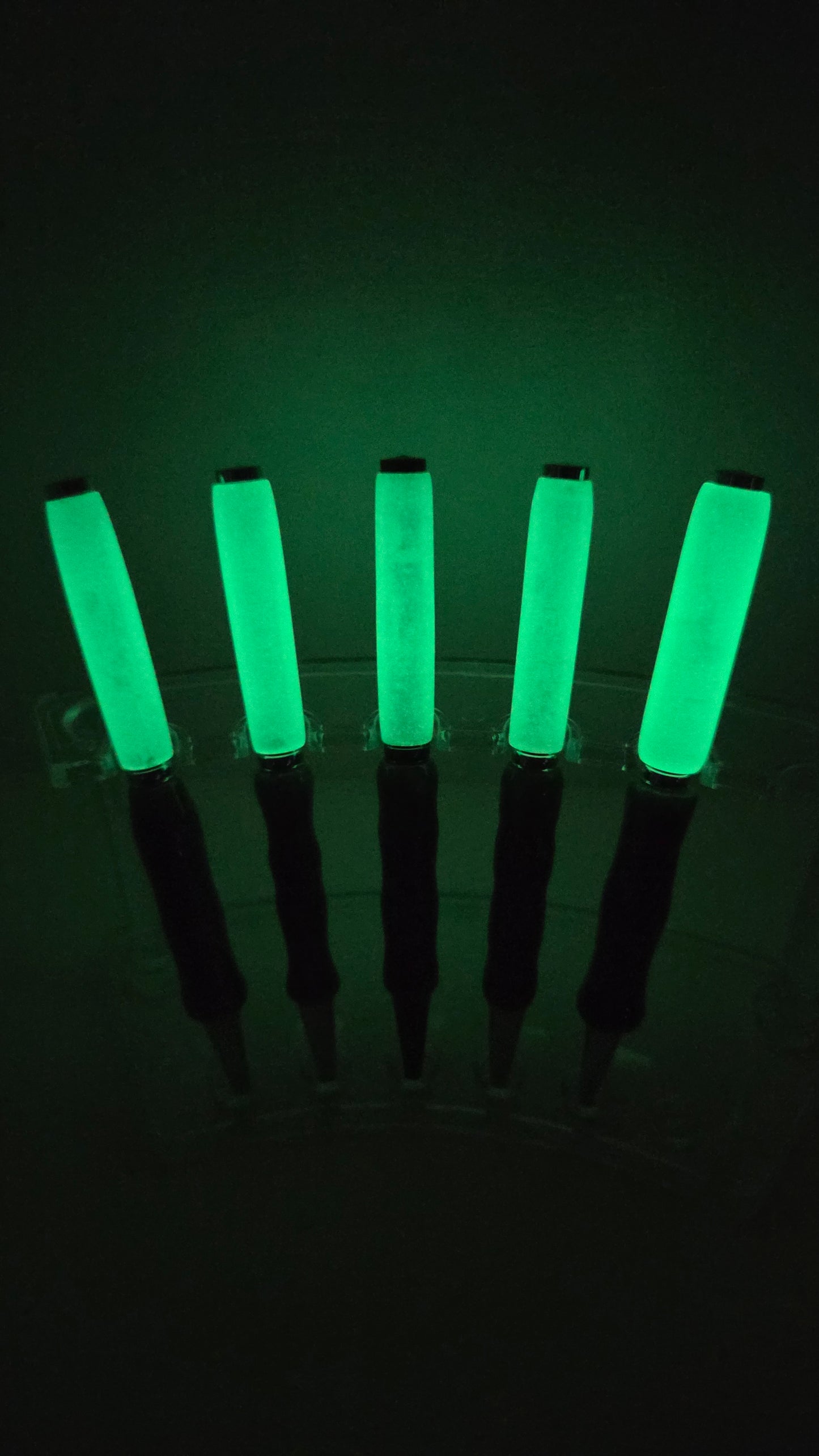 Green NOT Legally called Lightsaber Pen with Chrome Hardware