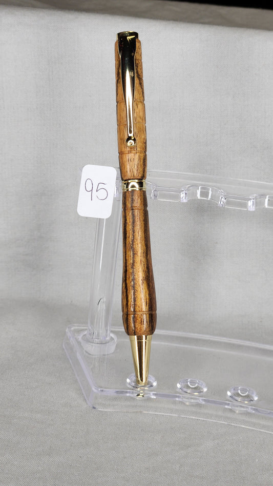 Bocote Grain with Economy Gold Finish
