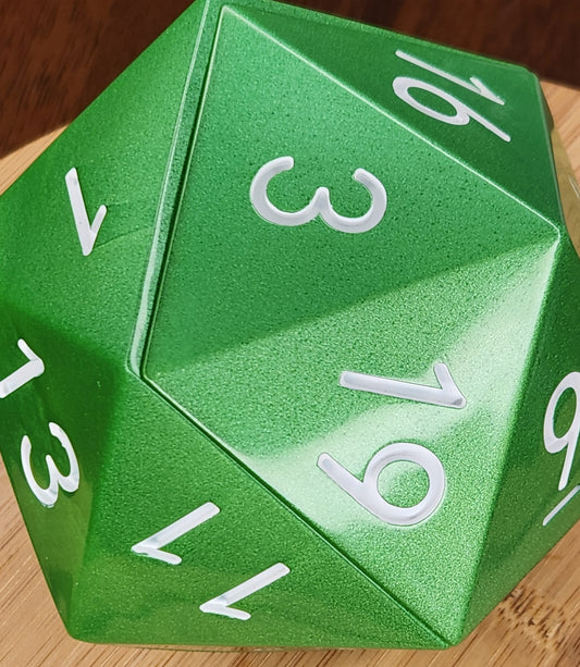 d20 Watermelon D & D Dice and Dice Storage Box