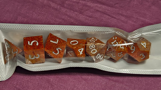 Bronze D N D Dice Set
