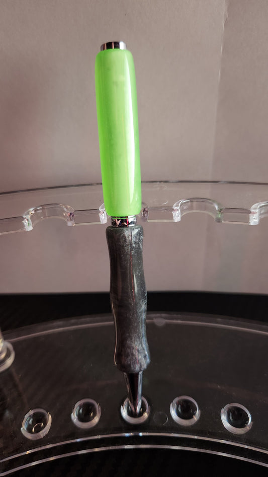 Green NOT Legally called Lightsaber Pen with Chrome Hardware