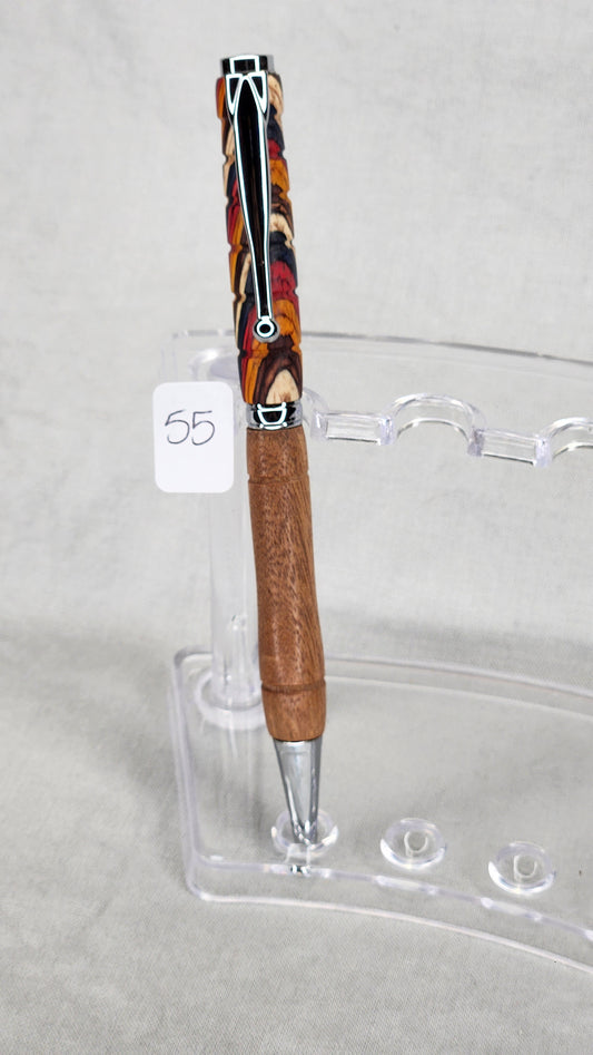 #55 Festival Color Grain with Chrome Finish