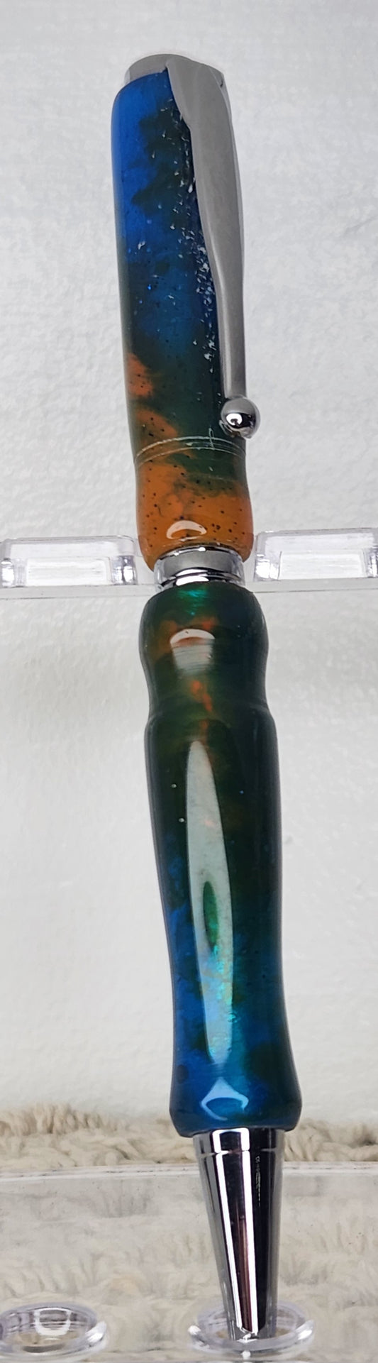 Green/Blue/Orange Resin Pens