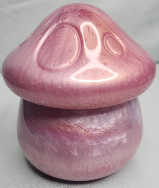 Rose Gold Mushroom Jar