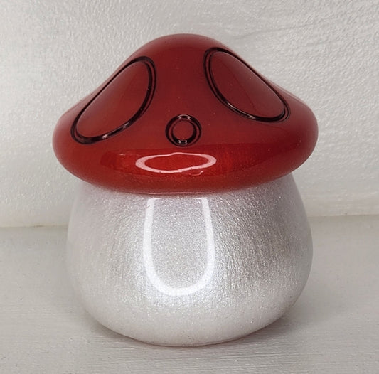 Red/White Mushroom Jar