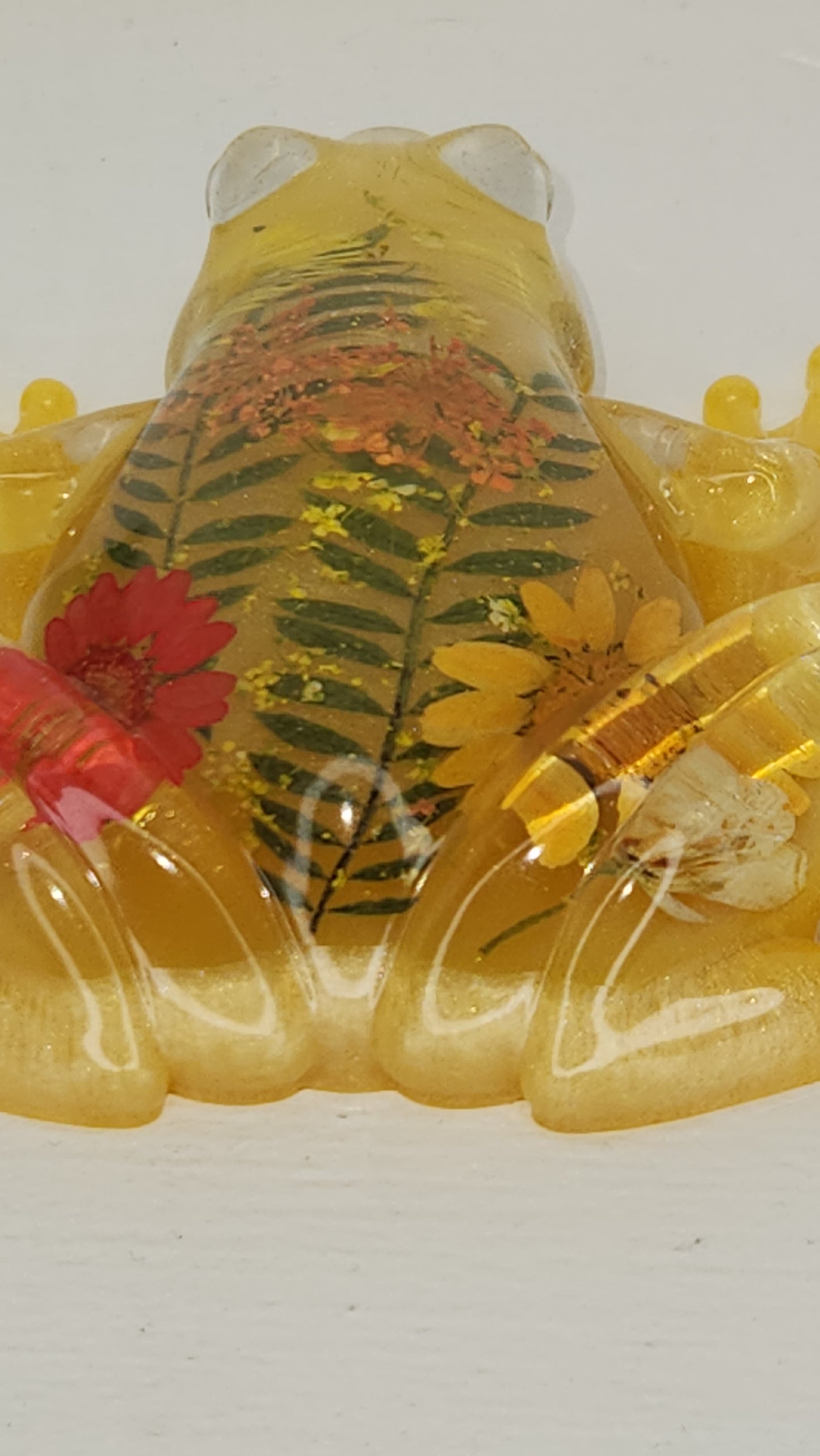 Yellow Floral Frog